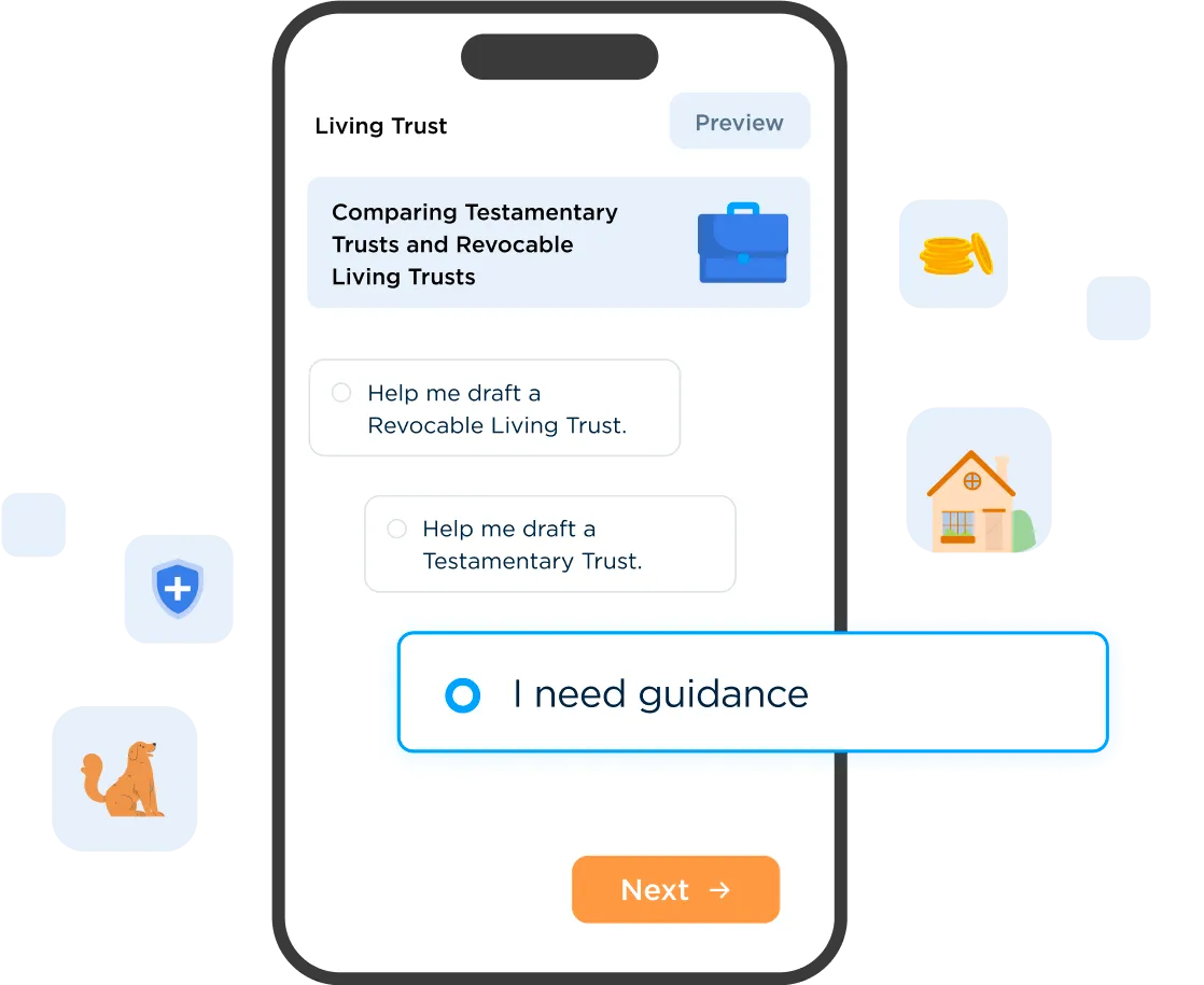 Estate Planner form preview